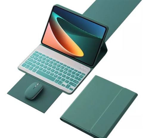 F Funda Mouse+teclado Con Ñ+lápiz Para Galaxy Tab A9+ Plus