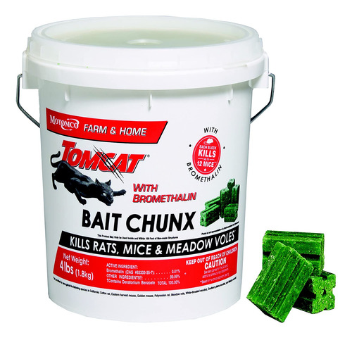 Tomcat Bait Chunx- Cubo De Cebos Con Brometalina