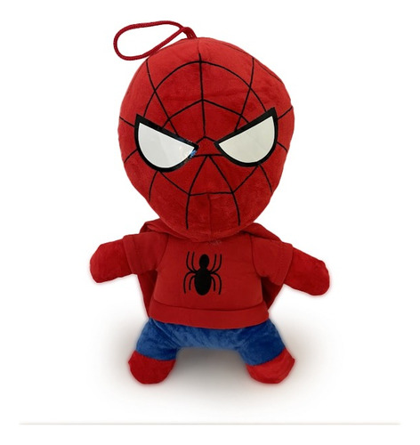 Muñeco Spiderman 30cm Peluche Super Suave Con Capucha 