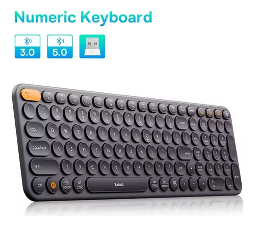 Teclado Baseus K01b Sem Fio Tri-mode Wireless Bluetooth