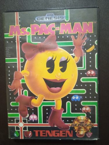 Ms Pacman En Caja Y Con Manual - Sega Genesis 