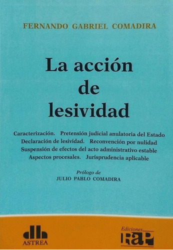 La Accion De Lesividad - Fernando Gabriel Comadira