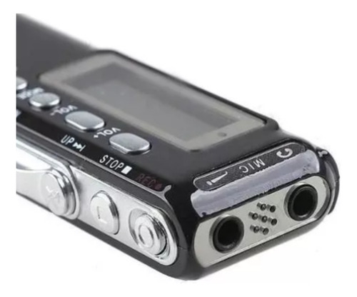 Gravador De Voz Digital Com 8gb, Ideal Para Aulas, Reuniões E Palestras, Mp3 Player Integrado, Compacto Portátil