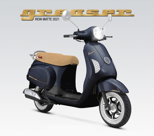 Imagen 3 de 3 de Carabela Greaser 150 Scooter Iron Matte Pago De Contado