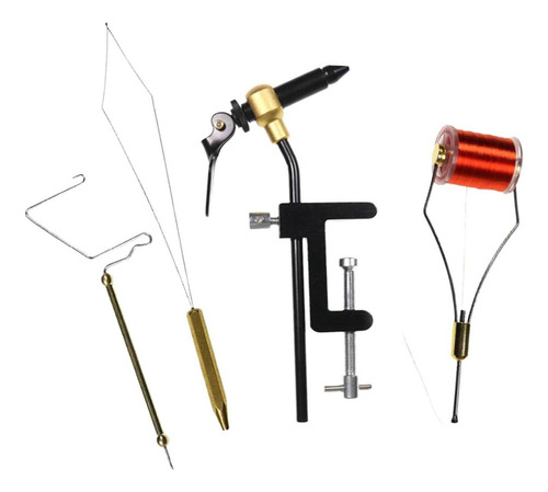 A*gift Kit De Herramientas Para Atar Moscas De 4 Piezas,