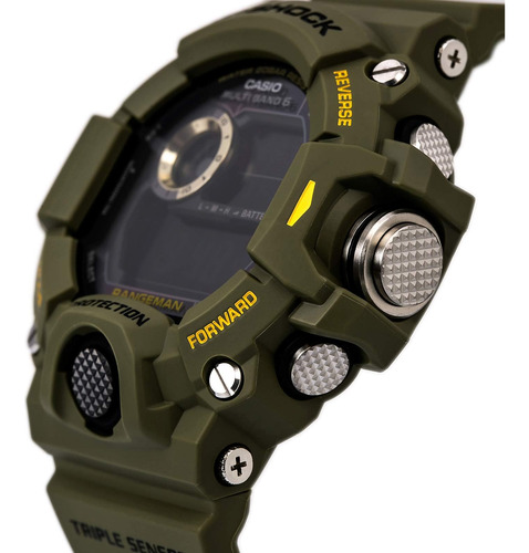 Reloj De Pulsera Con Sensor Doble Casio Rangeman Gwas Mb6