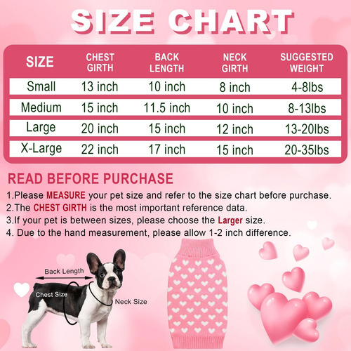 Suéter De Perros De San Valentín De Goyoswa, Traje De Ropa D