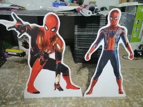 Spiderman 1 Figura Decorativa Coroplast Eventos Fiestas