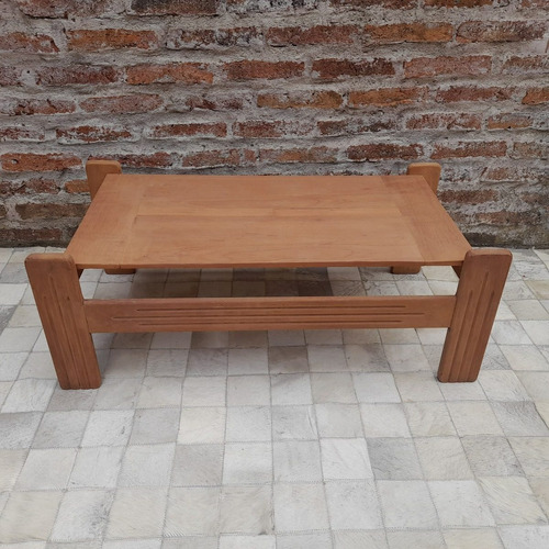 Mesa Ratona Retro Madera Maciza Al Natural Indalecio