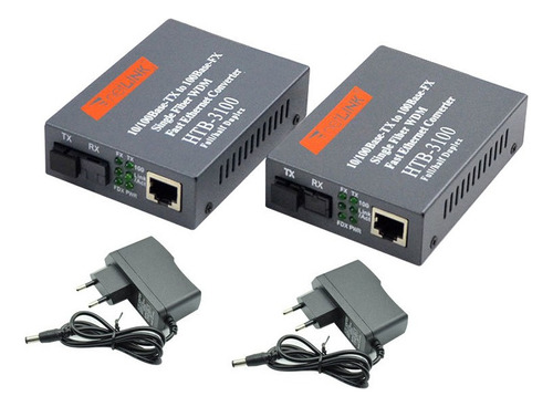 1 Par A/b Giga Fiber Converter 1000 Mbps 20 Km