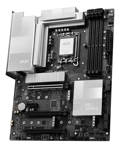 Tarjeta Madre Msi Pro Z890-p Wifi Ddr5 Lga1851 Pcie 5.0 Bios Color Negro