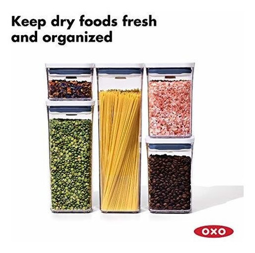 Oxo 11235900 Juego Contenedores Con Tapa Pop De Diferente Ca