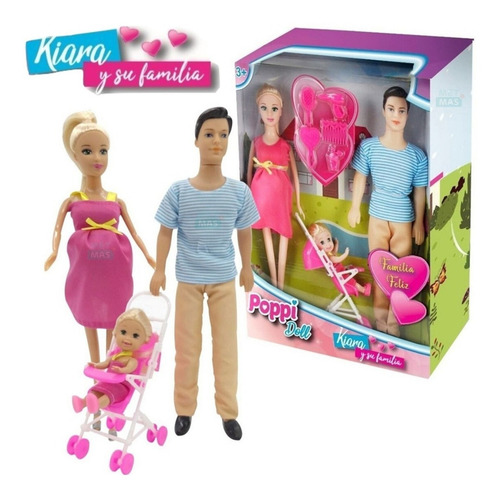 Muñeca Poppi Doll - Kiara Y Su Familia. B197