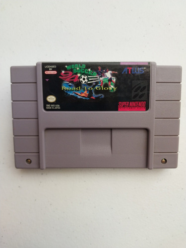 World Soccer 94 Road To Glory Juego Para Snes Original 