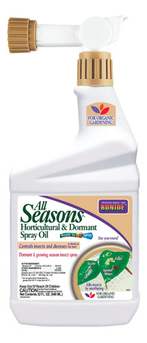 All Seasons - Aceite En Aerosol Hortícola Y Inactivo, 32 Oz,