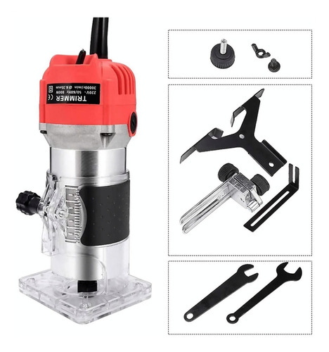 Imagen 1 de 5 de Fresadora Tupi Rebajadora 6.35mm 550w 3000r/min