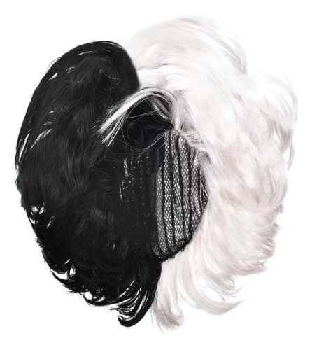 Disfraz De Halloween Para Mujer 2022, Peluca Blanca Y Negra, Guantes Rojos, Bufanda De Chal Dálmata, Accesorios De Collar, Disfraz De Disfraz