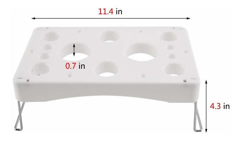 Leilin Estante Para Bolsa Tuberia Soporte Glaseado 12