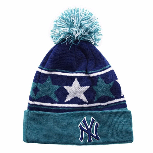 New York Yankees New Era Pommy Star Beanie Gorro Lana Mlb