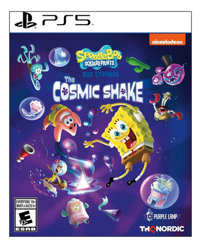 Jogo Ps5 Spongebob Squarepants Cosmic Shake Fisico