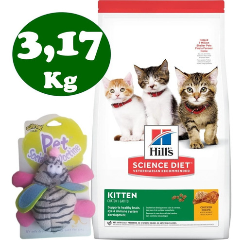 Hills Kitten Gato Cachorro 3,17 Kg + Regalo