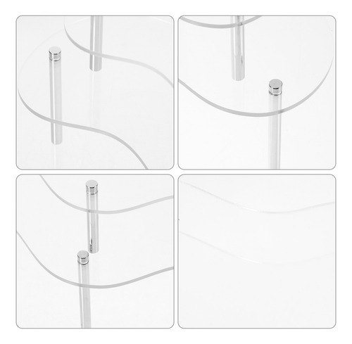 Molde Para Tartas Con Tapa, Acrílico Transparente, Soporte P