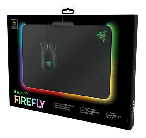 Mouse Pad Gamer Razer Firefly Hard Edition Chroma Rgb