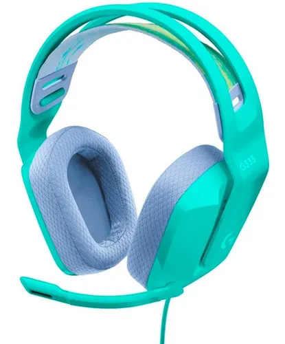 Audifonos Gamer Logitech G335 3.5 Playstation Switch Xbox Pc Color Menta
