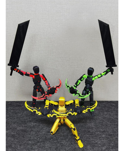 Figura De Acción T13 Dorado 14 Cm Multi-articulada