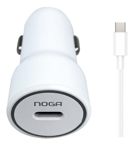 Cargador Para Auto Celular Usb Tipo C Samsung Motorola Noga