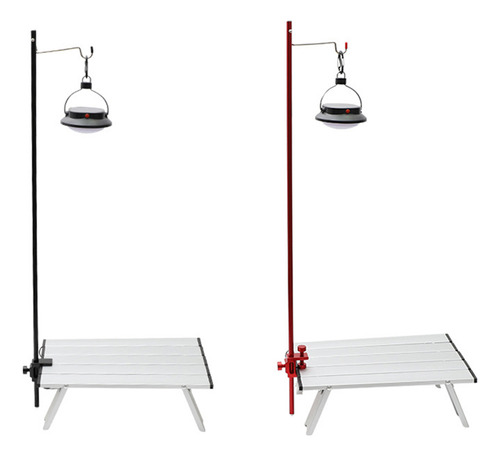 Soporte Para Linterna, Mesa De Camping, Poste Plegable Portá
