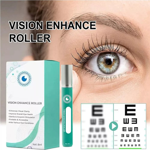 Z Rodillo De Masaje Vision Enhance, Masaje Ocular Para