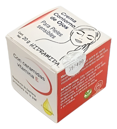 Hidramida Crema Contorno De Ojos Para Piel Muy Sensible 20gr Momento De Aplicación Día/noche