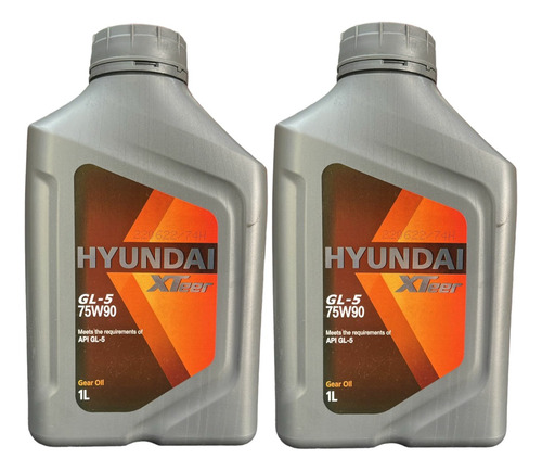 Aceite 75w90 Api Gl5 Hyundai Xteer Para Transmision 2 Litros