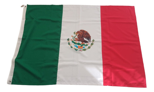 Bandera De México Propia Para Exterior   0.90 X 1.20