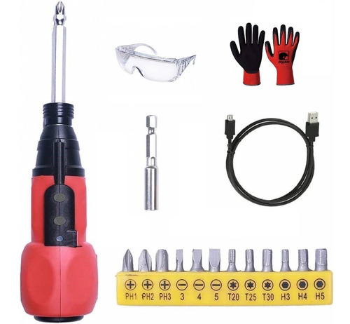 Destornillador Electrico Recargable Equus 3.7v Litio -sc-