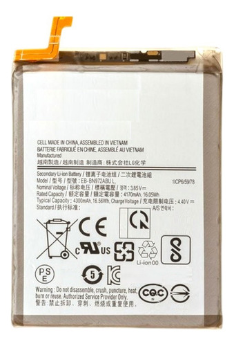Bateira Para Galaxy Note 10 Plus ( N975 ) Eb-bn972abu + Nf