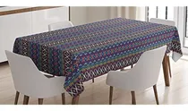Comprar Mantel Etnico De Ambesonne Composicion Colorida Con Trian
