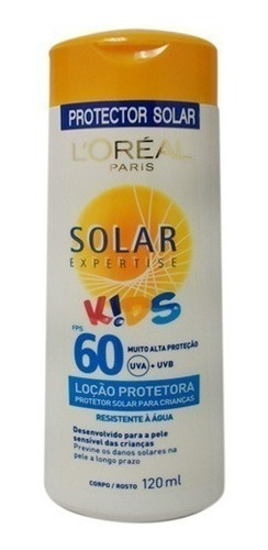 Protector Solar Loreal Kid 60 Spf  120 Ml Original