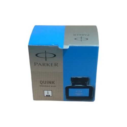Tinta Lapicera Estilografica Parker Quink 57ml Azul Negro