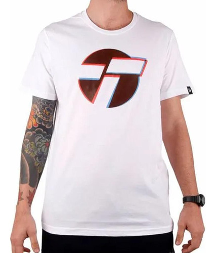 Topper Remera - Gtm  Mc  Retro Bicolor  Blanco