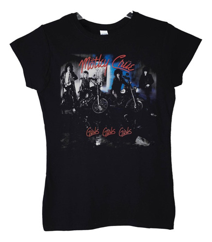 Polera Mujer Motley Crue Girls Girls Girls Rock Abominatron