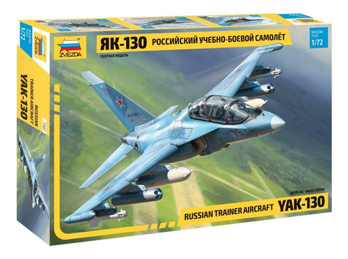 Yak - 130 Avión Entrenador Ruso By Zvezda # 7307     1/72