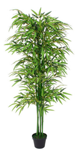 1 Lindo Arbol Planta De Bambu Verde Artificial 160cm+maceta
