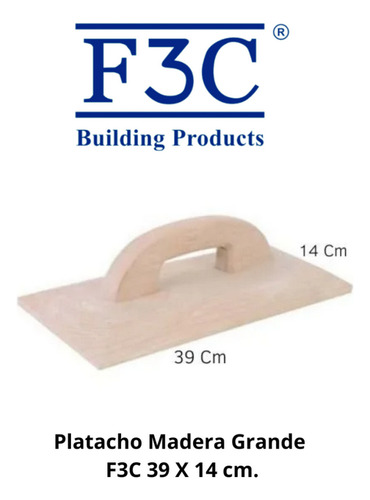 Platacho Madera 39 X 14 Cms Plus F3c