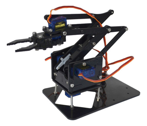 Zj Brazo Robótico: Kit De Construcción Diy Mechanics Handle