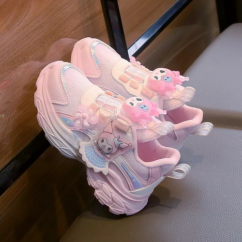 Zapatos Casuales Kuromi Para Niños, Flexibles Y En Forma De