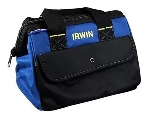 Mala Standard 12'' Irwin Cor Preto e azul