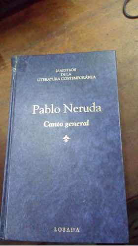 Libro  Pablo Neruda    Editorial Losada