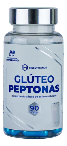 Suplemento en cápsula Mesofrance  Glúteo peptonas peptonas en frasco de 90g 90 un